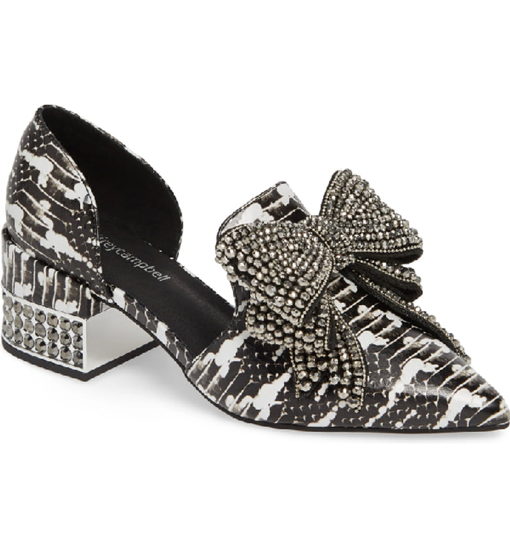 Valenti embellished bow loafer jeffrey campbell sale