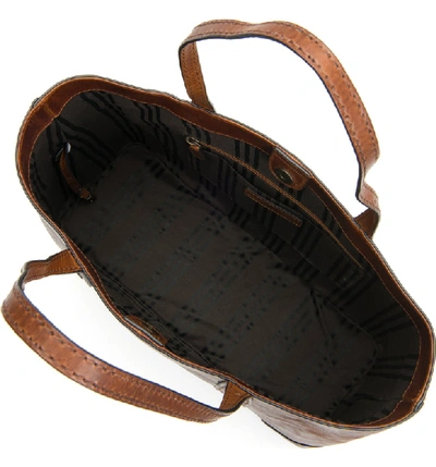 Frye Melissa Leather Shopper - Brown In Cognac