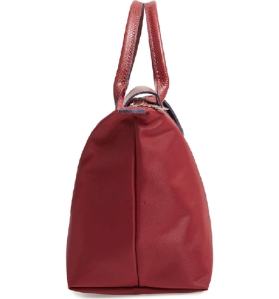 Shop Longchamp Le Pliage Club Tote - Red In Garnet Red