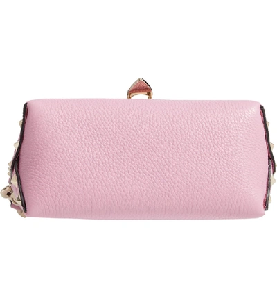 Valentino Rockstud Mini Calfskin Leather Crossbody - Purple In Giacinto
