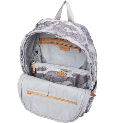 Shop Mz Wallace Metro Backpack In Light Grey Camo
