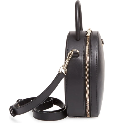 Shop Kate Spade Andi Canteen Leather Crossbody Bag In Black