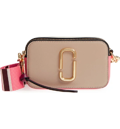 Shop Marc Jacobs Snapshot Crossbody Bag In Light Slate Multi