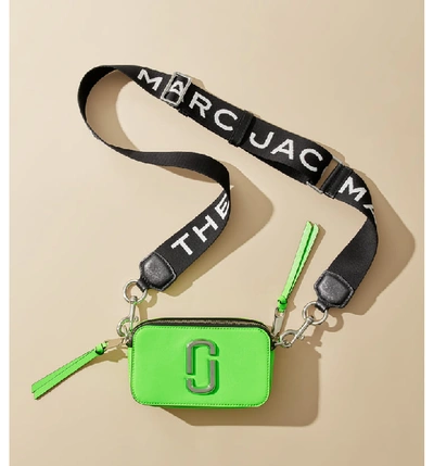 Shop Marc Jacobs Snapshot Crossbody Bag In Light Slate Multi