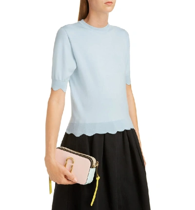 Shop Marc Jacobs Snapshot Crossbody Bag In Blush Multi