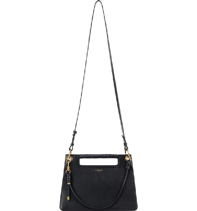 Shop Givenchy Medium Whip Leather Top Handle Bag - Black