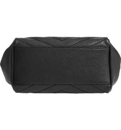 Shop Saint Laurent Small Nolita Pin Embellished Leather Shoulder Bag - Black In Noir