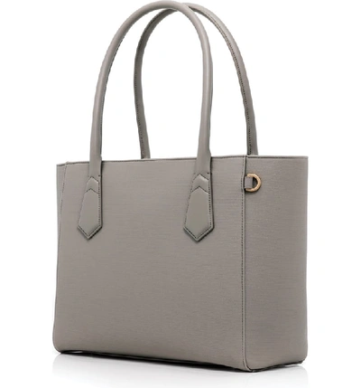 Shop Dagne Dover Signature Classic Coated Canvas Tote In Bleecker Blush