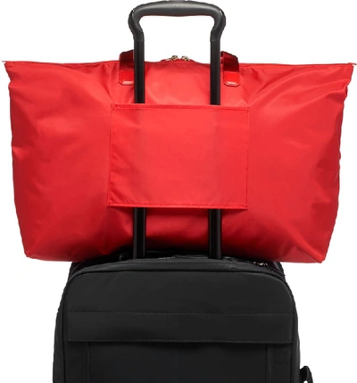 Shop Tumi Voyageur - Just In Case Nylon Travel Tote - Red In Sunset