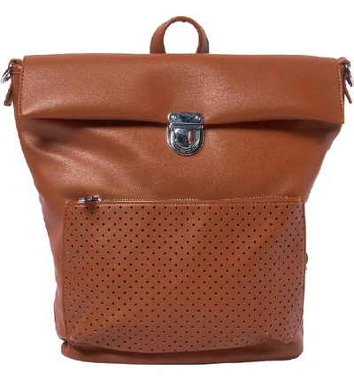 Shop Urban Originals Solo Origin Vegan Leather Convertible Backpack In Tan