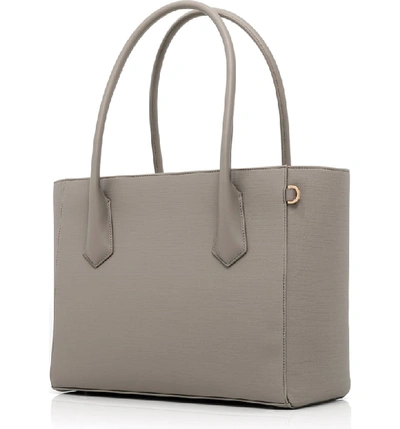 Shop Dagne Dover Signature Legend Coated Canvas Tote In Bleecker Blush