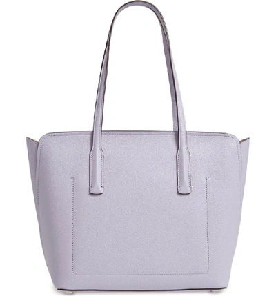 Shop Kate Spade Medium Margaux Leather Tote - Purple In Frozen Lilac