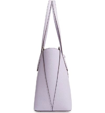 Shop Kate Spade Medium Margaux Leather Tote - Purple In Frozen Lilac