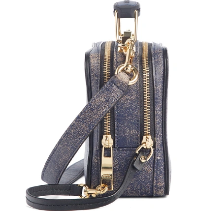 Shop Marc Jacobs The Box 20 Leather Crossbody Bag - Blue In Navy
