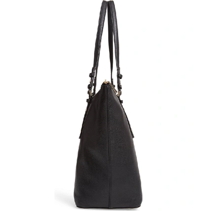 Shop Kate Spade Large Polly Leather Tote In Black