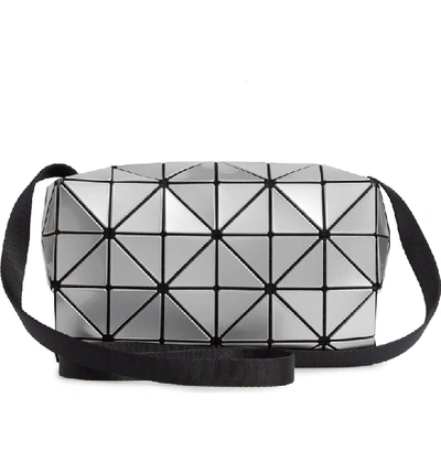 Shop Bao Bao Issey Miyake Carton Crossbody Bag - Metallic In Metallic Silver