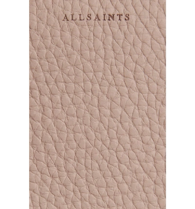 Shop Allsaints Kita Leather Shoulder/crossbody Bag - Beige In Sand Beige