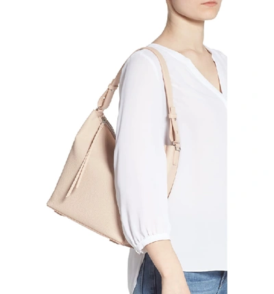 Shop Allsaints Kita Convertible Shoulder Bag In Peach