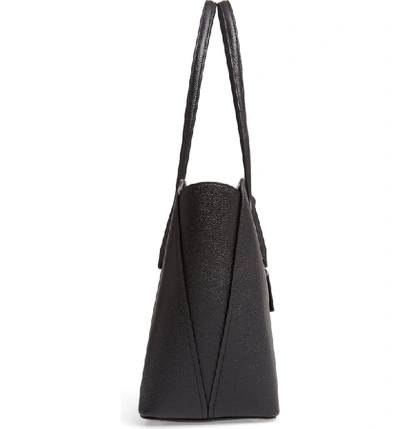 Shop Kate Spade Medium Margaux Leather Tote In Black