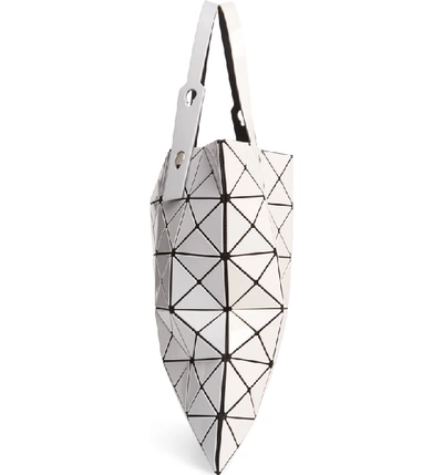 Shop Bao Bao Issey Miyake Lucent Tote In Ivory/ Light Gray