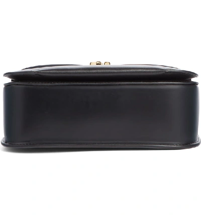 Shop Jw Anderson Lock Leather Convertible Shoulder Bag - Black