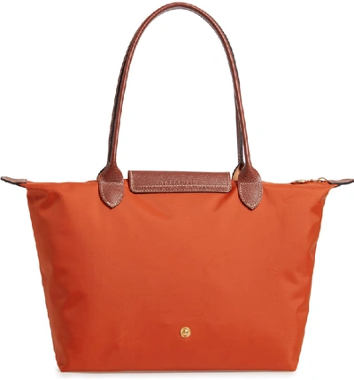 Shop Longchamp 'small Le Pliage' Tote In Saffron
