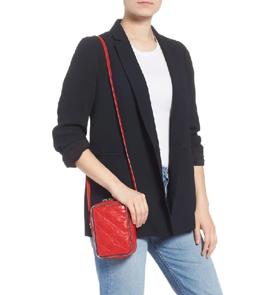 Shop Alexander Wang Halo Leather Crossbody Bag - Red
