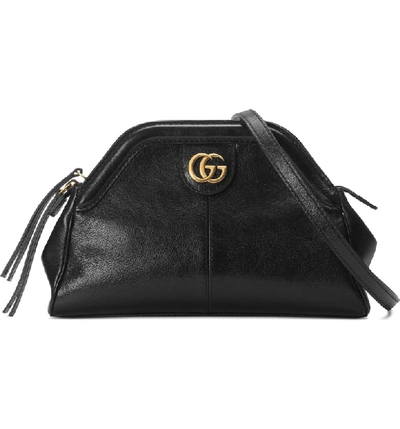 Shop Gucci Small Re(belle) Leather Crossbody Bag In Nero