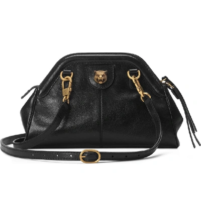 Shop Gucci Small Re(belle) Leather Crossbody Bag In Nero