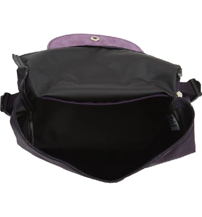 Shop Longchamp Le Pliage Club Backpack - Purple In Bilberry
