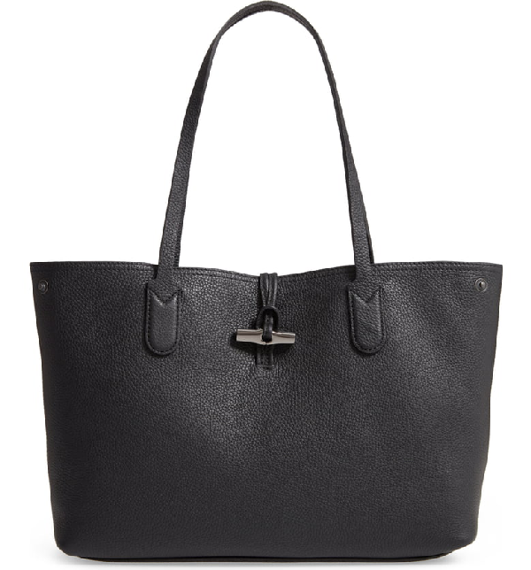 longchamp leather tote
