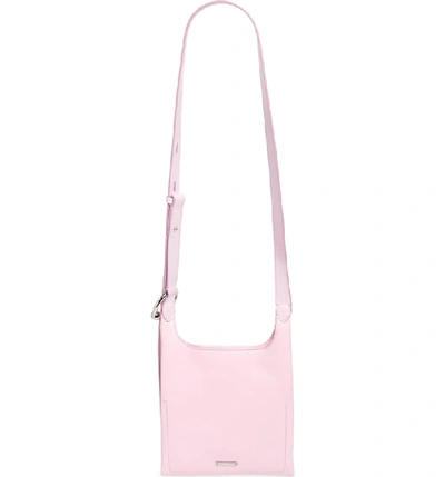 Shop Rebecca Minkoff Small Karlie Leather Feed Bag - Purple In Light Orchid