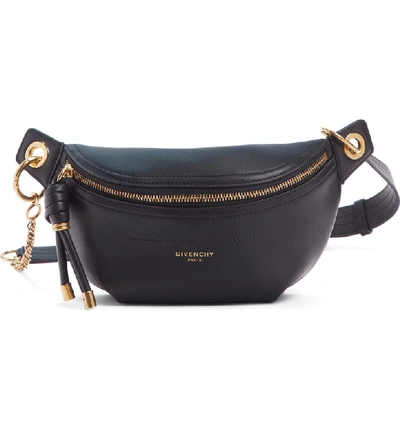 Shop Givenchy Whip Leather Belt Bag In Black