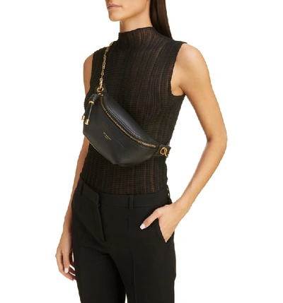 Shop Givenchy Whip Leather Belt Bag In Black