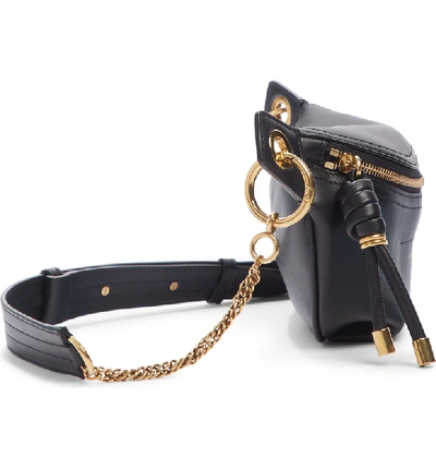 Shop Givenchy Whip Leather Belt Bag In Black