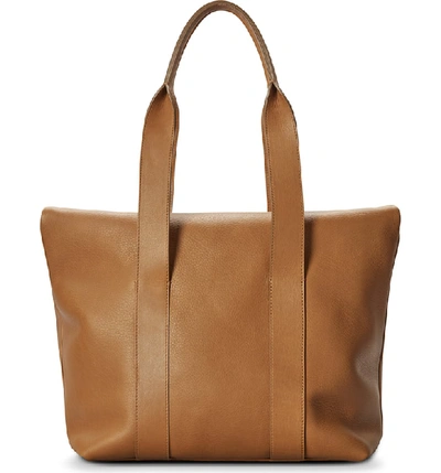 Shop Shinola Cass Leather Tote In Cognac