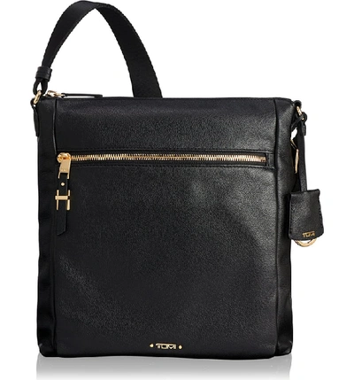 Shop Tumi Voyageur - Canton Leather Crossbody Bag - Black