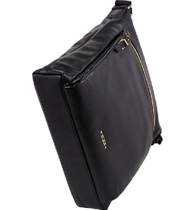 Shop Tumi Voyageur - Canton Leather Crossbody Bag - Black