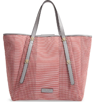 Shop Ted Baker Octomon Knit Tote In Pink