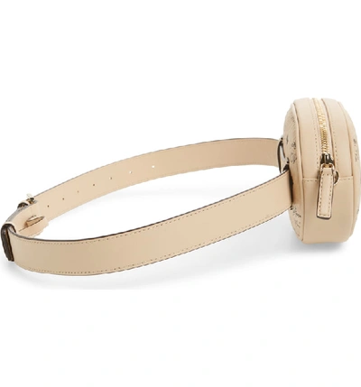 Shop Mcm Essential Convertible Belt Bag In Beige