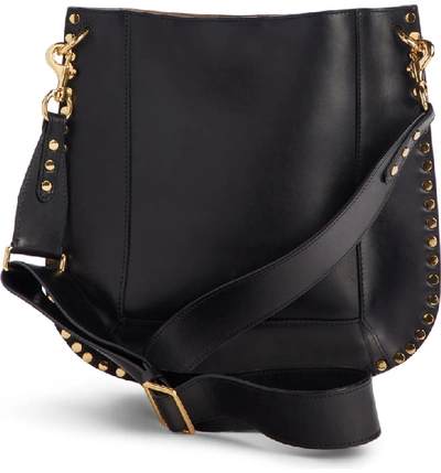 Isabel Marant Oskan New Leather Hobo In Black