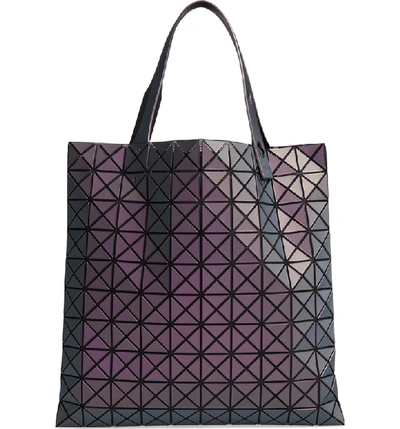 Shop Bao Bao Issey Miyake Prism Metallic Tote Bag - Purple
