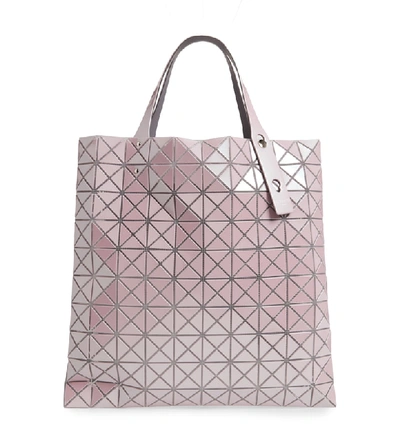 Shop Bao Bao Issey Miyake Prism Metallic Tote Bag - Pink In Sakura Pink