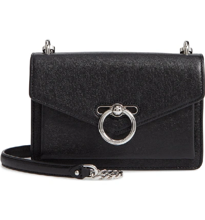 Shop Rebecca Minkoff Jean Leather Crossbody Bag - Black