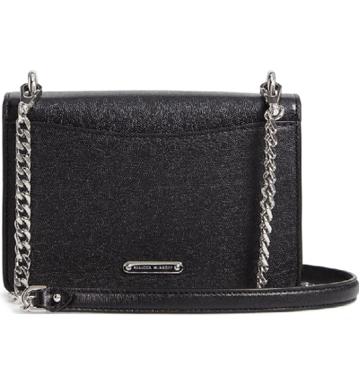 Shop Rebecca Minkoff Jean Leather Crossbody Bag - Black