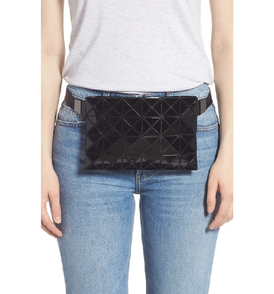 Shop Bao Bao Issey Miyake Prism Belt Bag In Jet Black