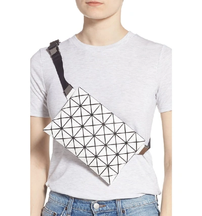 Shop Bao Bao Issey Miyake Prism Belt Bag In White/white