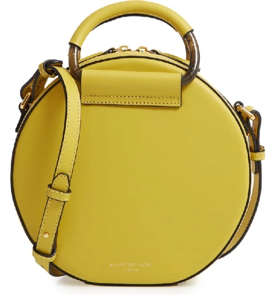 Shop Kurt Geiger Harriet Circle Crossbody Bag - Yellow