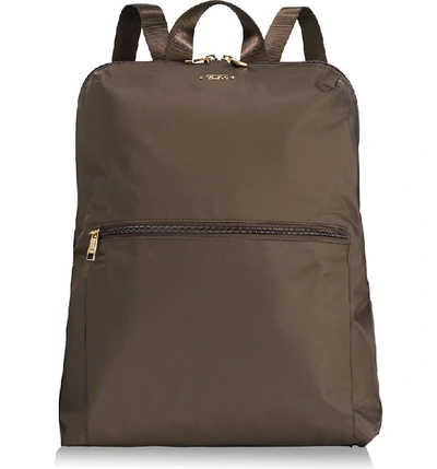 Shop Tumi Voyageur - Just In Case Nylon Travel Backpack - Brown In Mink