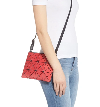 Shop Bao Bao Issey Miyake Lucent Frost Crossbody Bag In Red